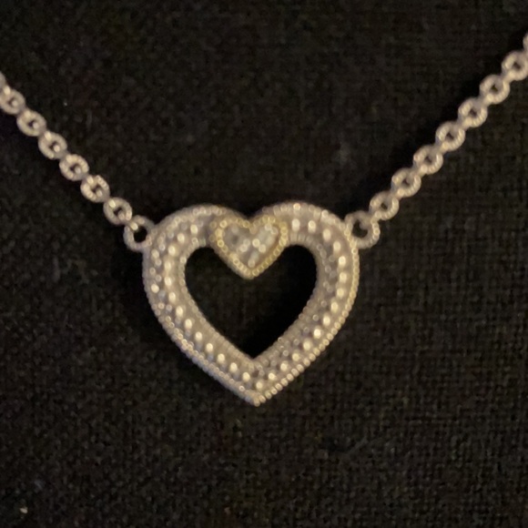 Judith Ripka heart necklace - Picture 2 of 5